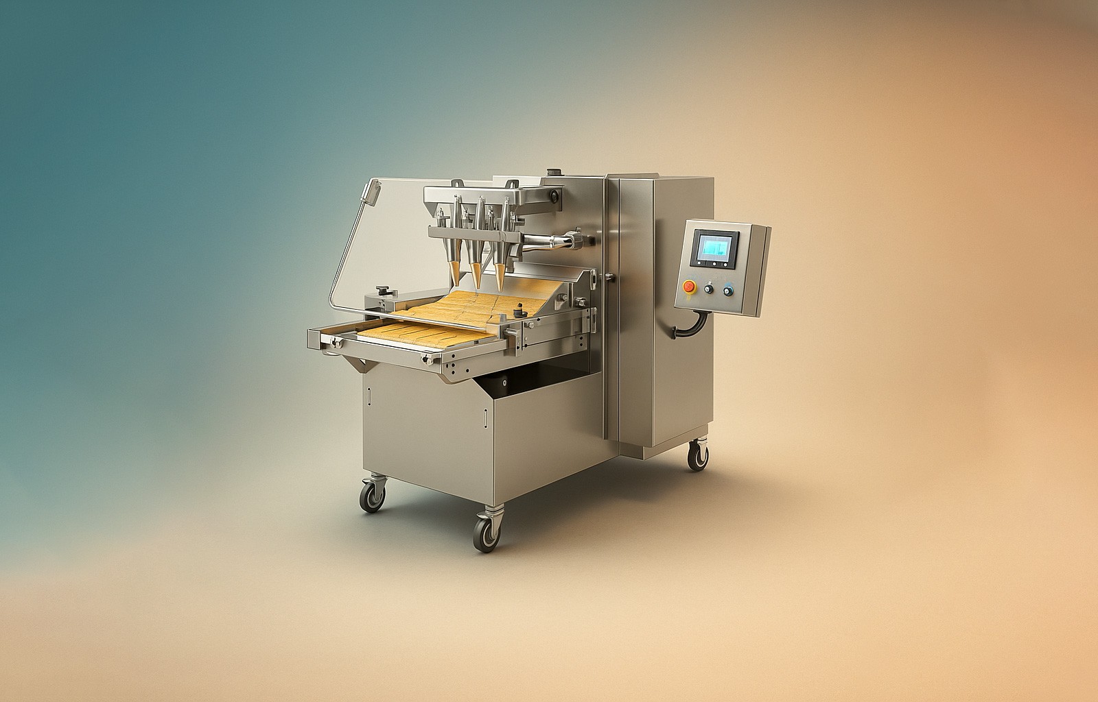 Pastanica Pasta Üretim Hatları | Çift Renkli Marmelatlı Dolum Makinası, Tek Renkli Dolgu Sistemleri, Altılı Dolgu Teknolojisi, Döner Fırın (60x80 – 80x100), Fırın Arabaları, Pudra Değirmeni, Mozaik Pasta Makinası ve Kek Dolum Makinaları
